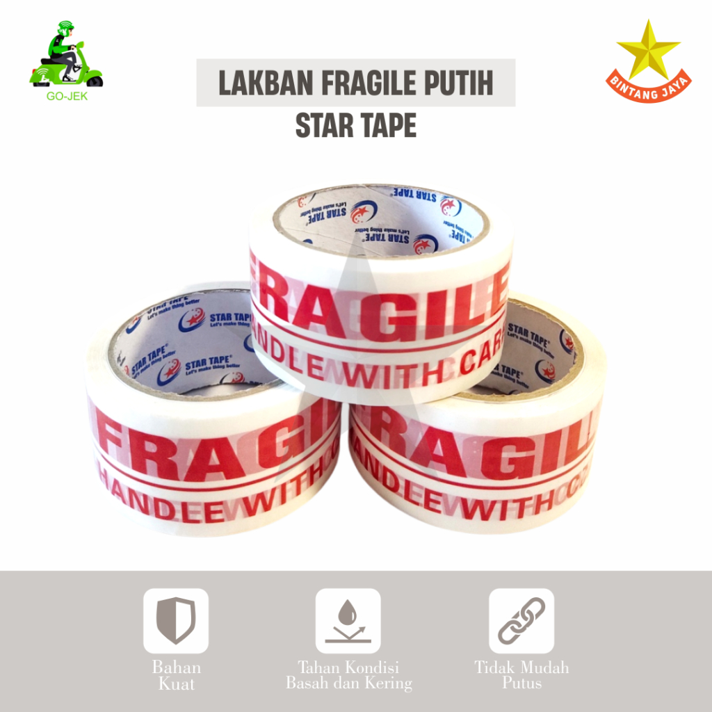 

LAKBAN(1PCS)-BENING-STARTAPE-TERBAIK-MURAH-100YARD-lakban-isolasi-superlengket-lakbanmurah-lakbanopp