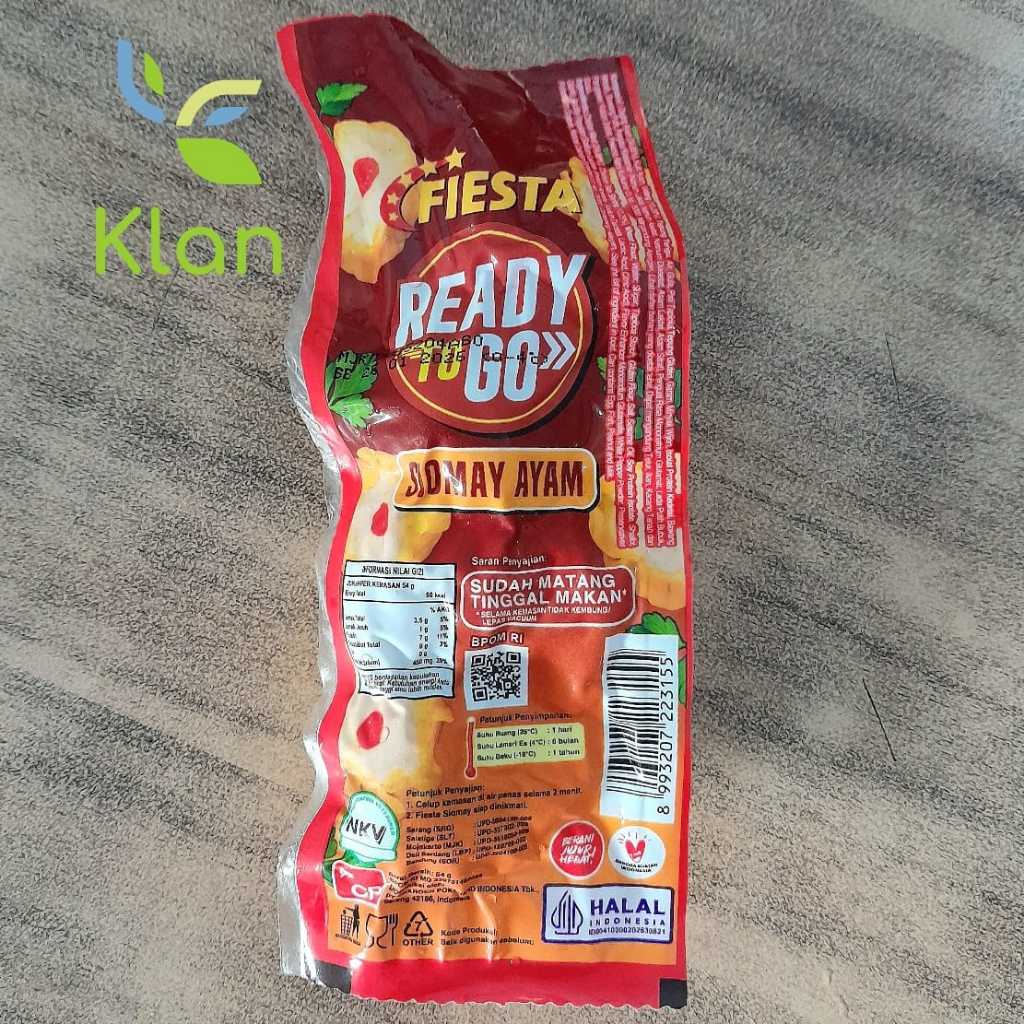 

FIESTA SIOMAY AYAM READY TO GO ISI 3 PCS / SIOMAY AYAM SIAP MAKAN 54GR