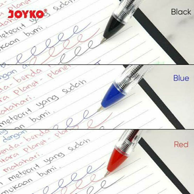 

Ball Pen Pulpen Pena Joyko BP-349 Vokus Trans 0.7 mm 12pcs