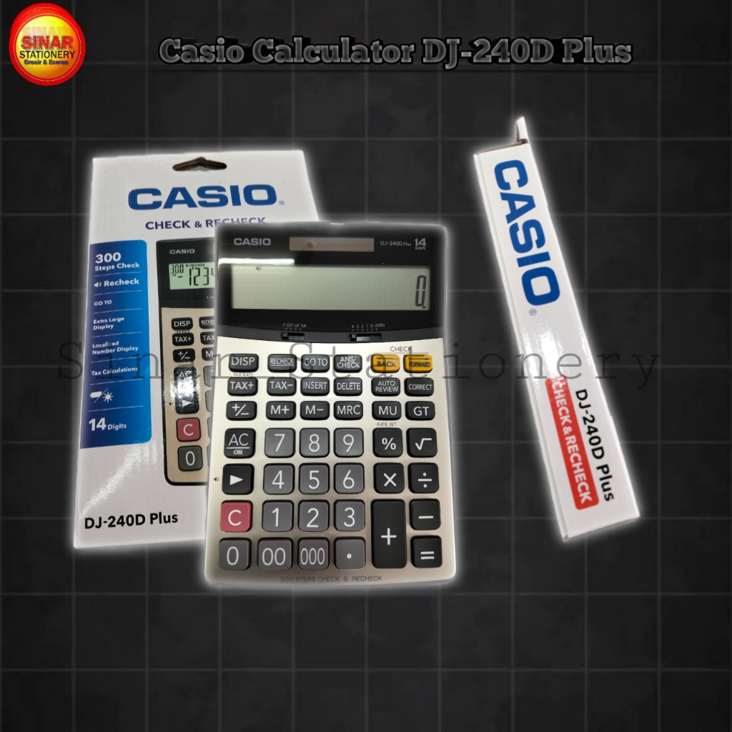 

CASIO CALCULATOR DJ-240D PLUS