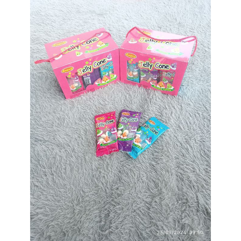 

PERMEN LUNAK JELLY CONE BOX ISI30PCS@5GR