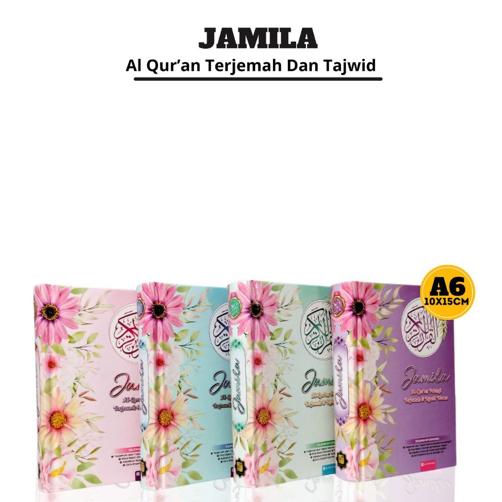 Alquran Jamila Hc A6 Terjemah Dan Tajwid Warna Warni Al Quran Wanita Murah