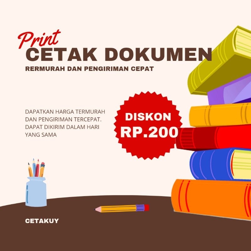 

Print A4/ Print A4 Hitam Putih/ Print A4 Berwarna