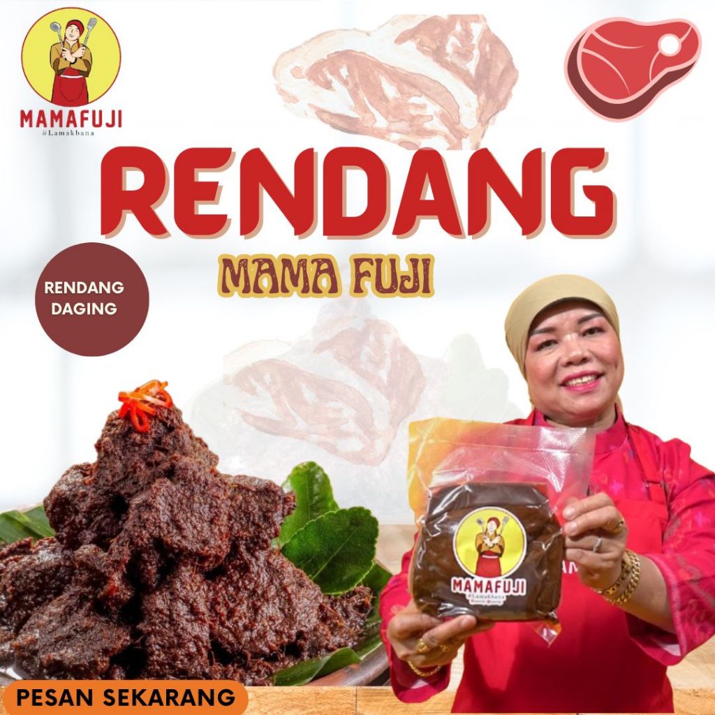 

Rendang Padang Asli Mamafuji - Rendang Kemasan 350 gr (UKURAN MINI SIZE)