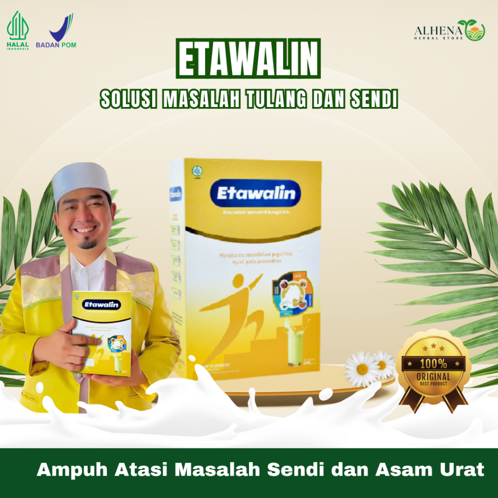 

Etawalin - Susu Kambing Etawa Premium Membantu Mengatasi Asam Urat, Tingkatkan Kesehatan Tulang Sendi, Nyeri Sendi, Osteoporosis Rematik Cocok Untuk Lansia 100% Original Alami Tanpa Efek Samping