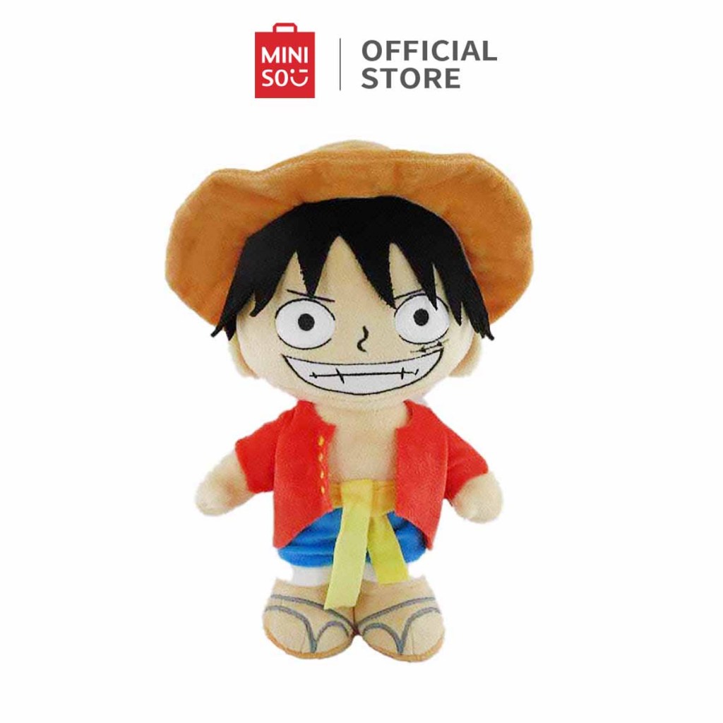 Miniso x One Piece Classic Collection Plush Pendant Liontin Mewah Liontin Rantai Tas Boneka Mewah