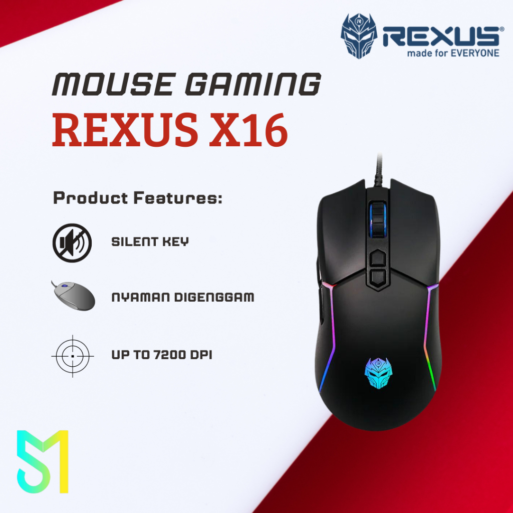 Mouse Gaming Rexus Xierra X16 Gaming Mouse