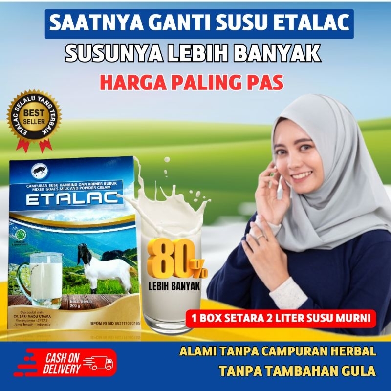 

OBAT GERD ASAM LAMBUNG SUSU KAMBING ETALAC ORIGINAL BOX SESAK NYERI DADA OBAT SENDI & TULANG SUSU KAMBING ETAWA 200G