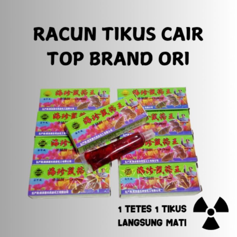 Racun Tikus Original Impor | Super Ampuh | 1 Tetes 1 Tikus | 100% Original Import