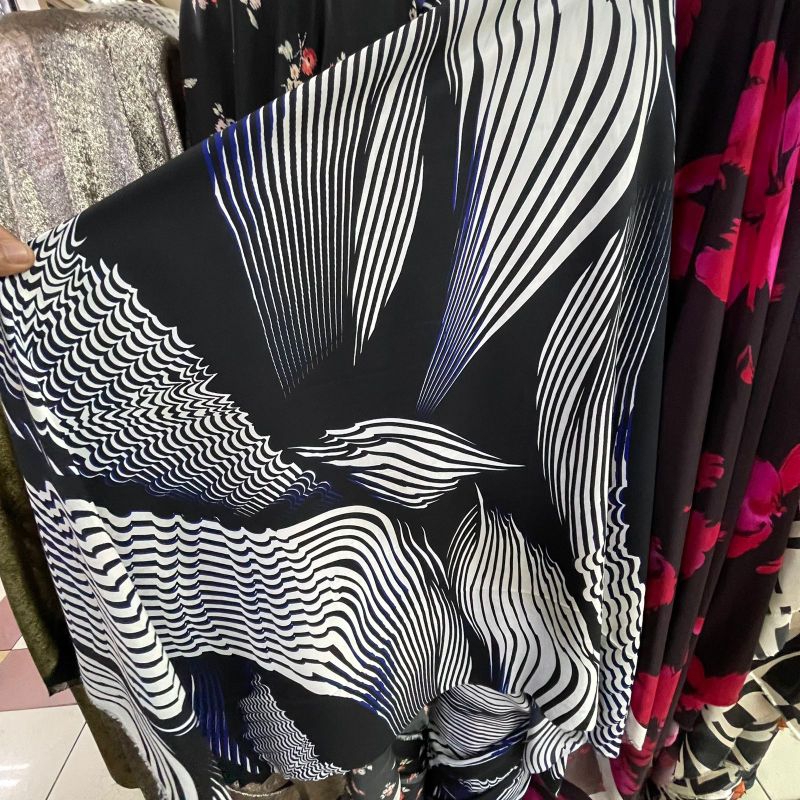 Kain Satin  - Kain Saten - Kain Satin Motif | harga per 0,5 meter