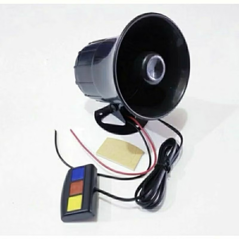 KLAKSON MIC TOA 3 SUARA KLAKSON toak bulat Daseng 3 tombol suara bisa untuk motor dan mobil