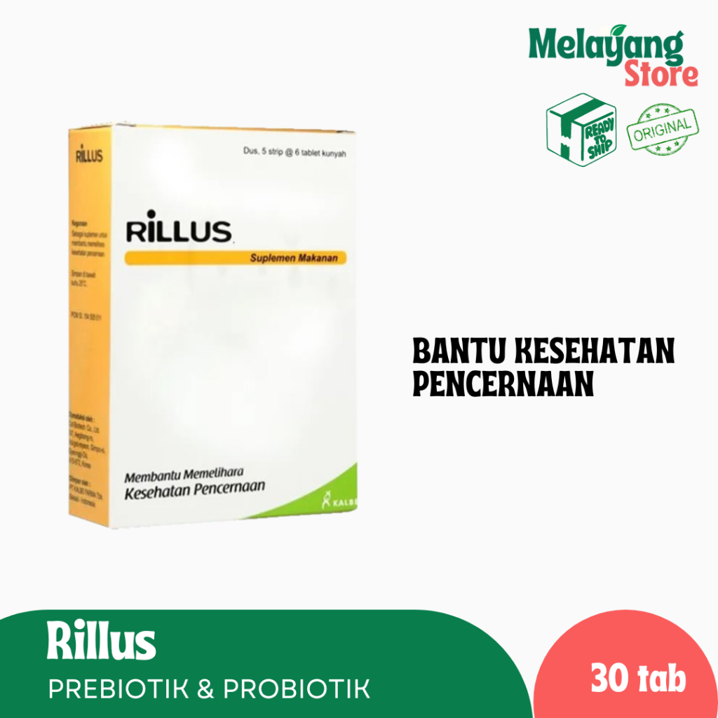 Rillus Prebiotik & Probiotik 30tablet