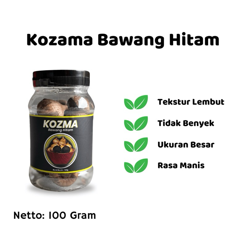 

Black garlic Bawang Hitam Tunggal 100Gram