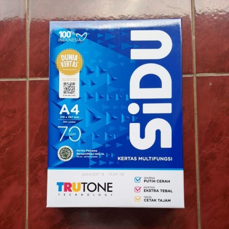 

Kertas HVS SIDU A4 70 gsm