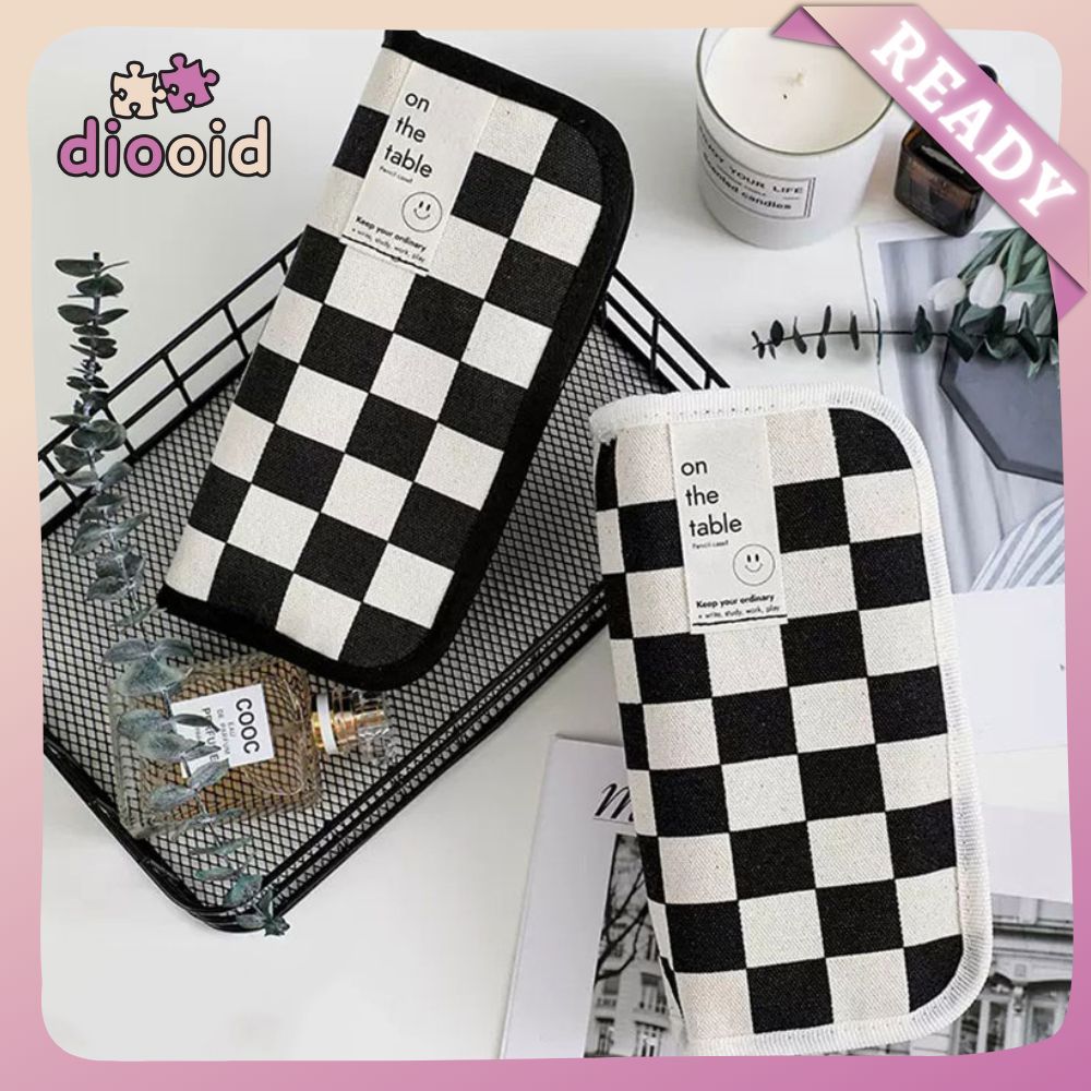 

[Ready]tempat pensil /derhana kotak pensil/ins nilai tinggi kotak hitam dan putih sederhana tas pensil