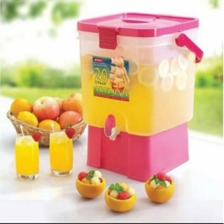 Dispenser Air Lion star ukuran 20 liter / Arizona drink jar 27 liter bahan plastik/ toples keran teh