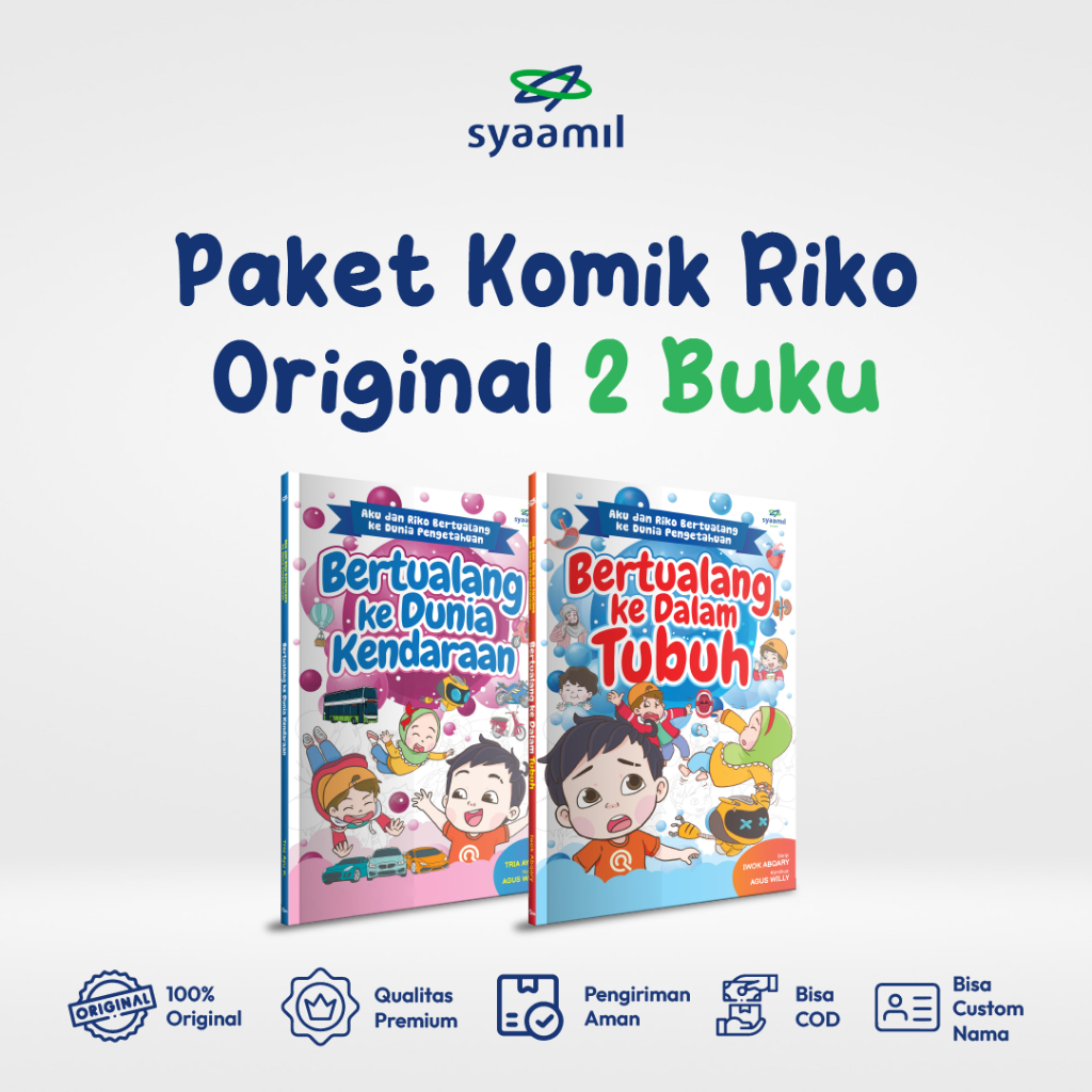 Syaamil Books - Paket 2 Komik Riko Special The Series - Buku Anak Bergambar Full Color