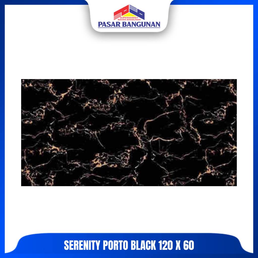 Serenity Granit Porto Black 120x60