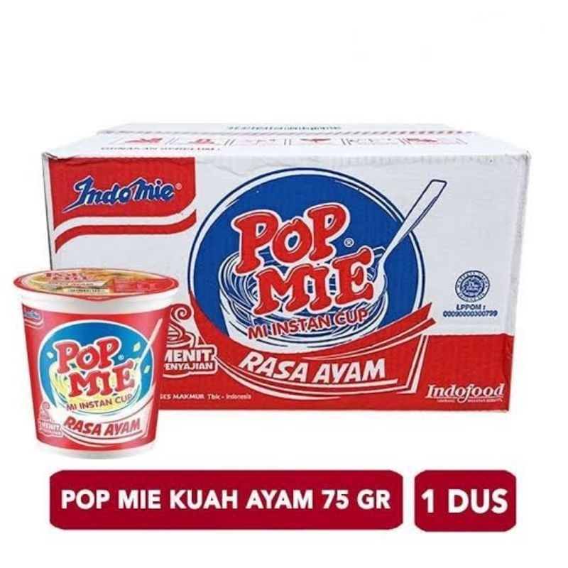 

POP MIE RASA AYAM 75gr 1 DUS