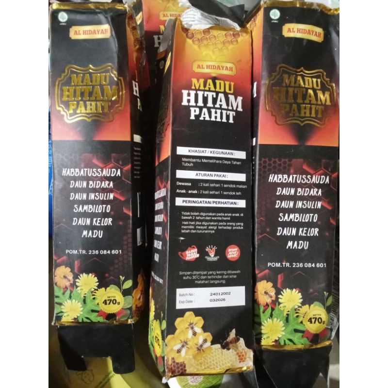 

Madu Hitam Pahit 470g