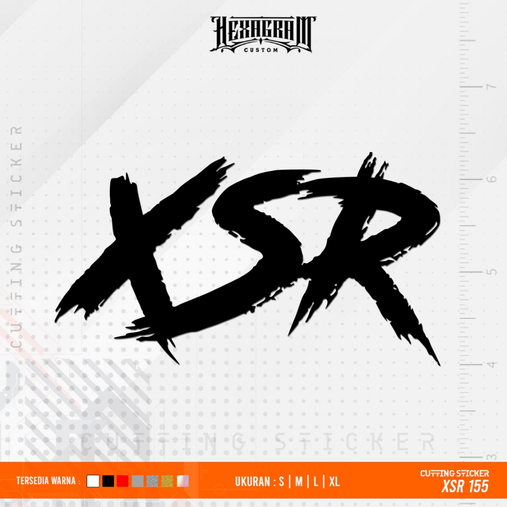 Cutting Sticker XSR 155 | Stiker Cutting  XSR 155 | XSR 155 | 1pcs