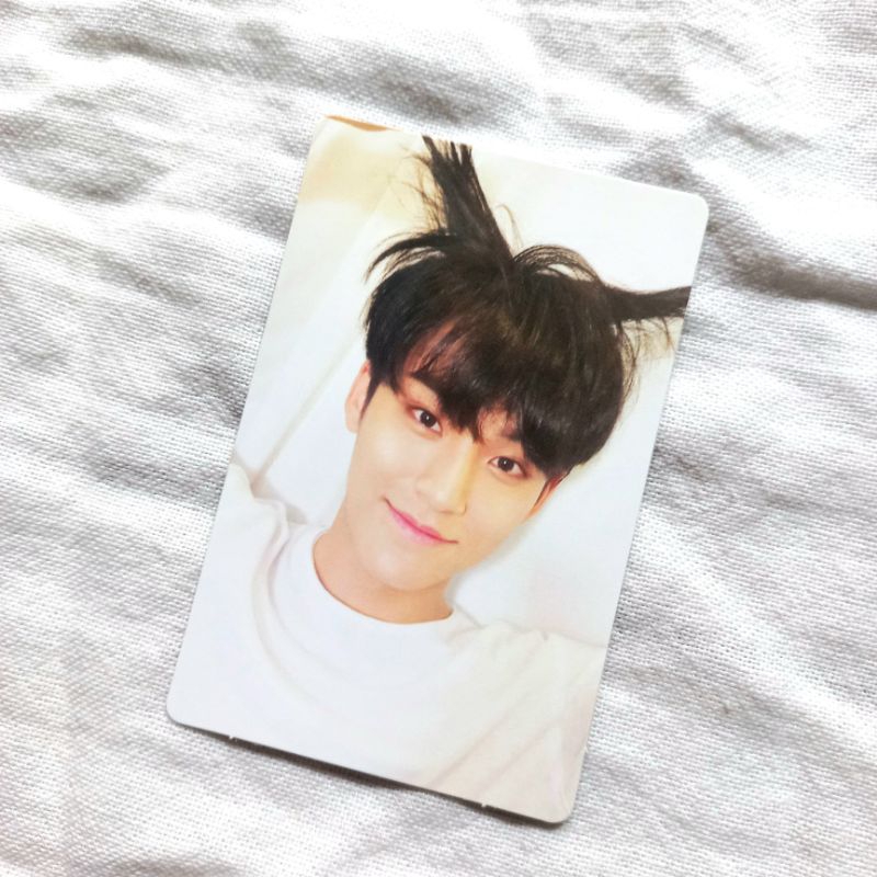 (BOOKED) official photocard pc mingyu svt teenage white gyutena