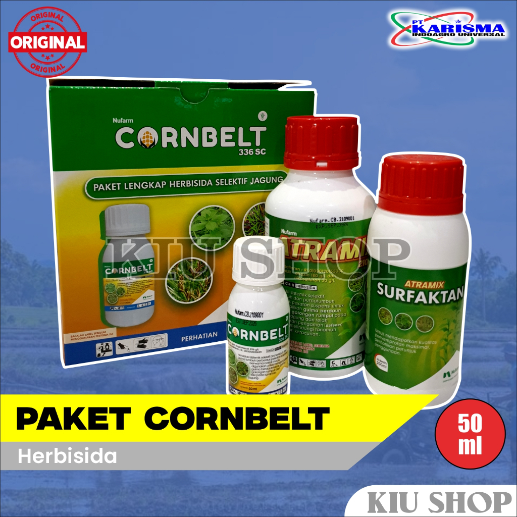 Paket Cornbelt 336 SC / PAKET HERBISIDA Atasi Rumput dan Teki Jagung