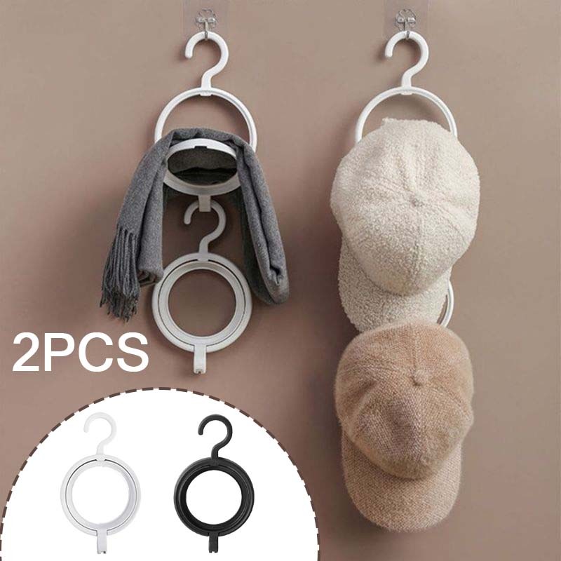 2pcs Gantungan Display Topi Hook Rak Penyimpanan Topi Cap Stand Display Topi Holder Display Topi Mul