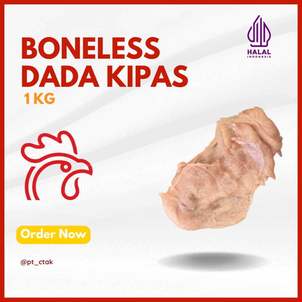

Ay00! Daging Ayam Boneless Dada Fillet Murni / Kulit / Kipas / Giling / Has / Dadu FRESH & FROZEN