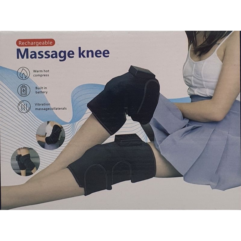 Promo New power massage knee /Terapi lutut panas dan getar/Deker lutut panas/Koyo nyeri Lutut