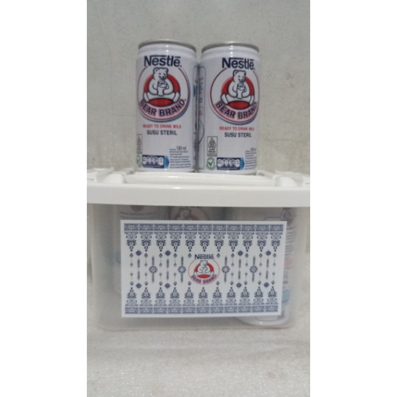 

Nestle Bear Brand Susu Steril 189ml Beli 6 Free Container Box