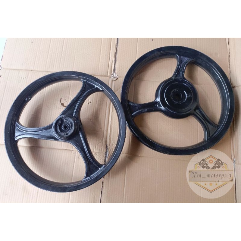 Velg Roda Depan Belakang Suzuki Nex Karbu BEKAS Lepasan Motor