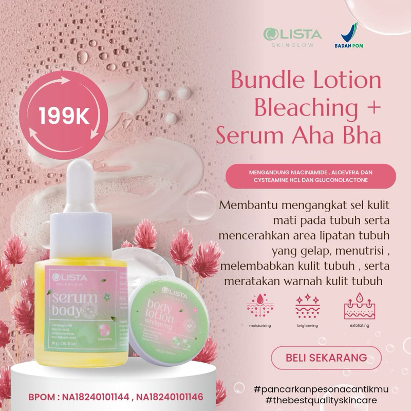 bundle lotion bleaching + serum aha BHA