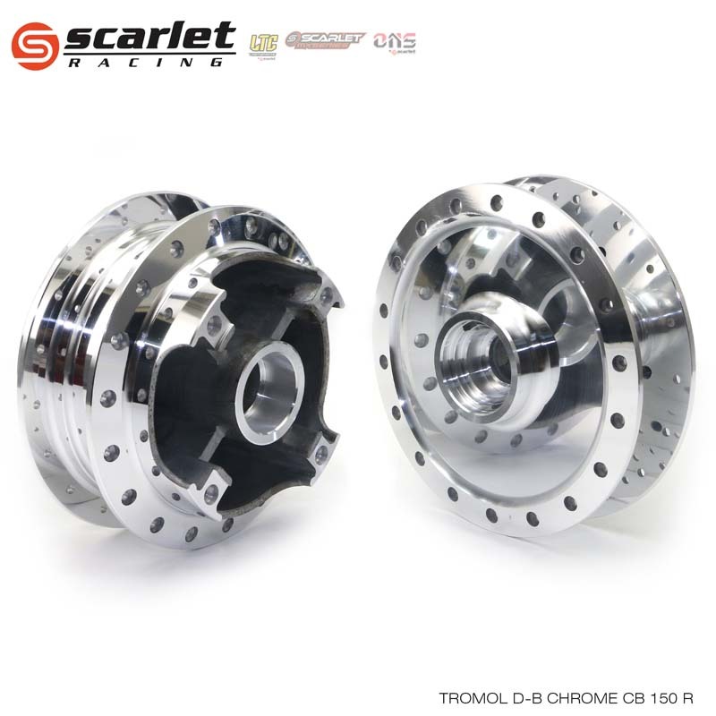 Scarlet Racing - Tromol Trombol Hub Depan Belakang Set CB150 R