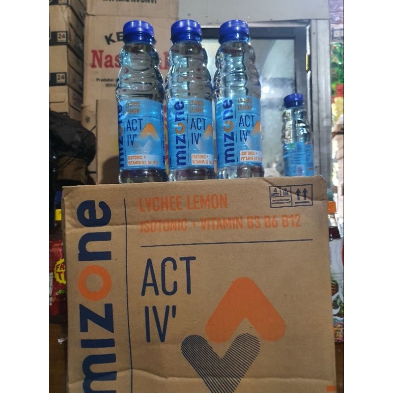 

Mizone Lyhcee Lemon 500ml 1 dus isi 12 botol