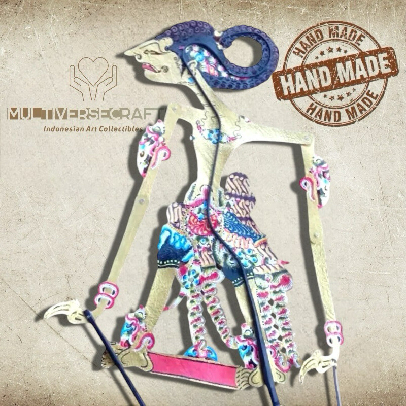 Wayang Alusan Kulit Sapi Asli Wisanggeni Standar Dalang Premium