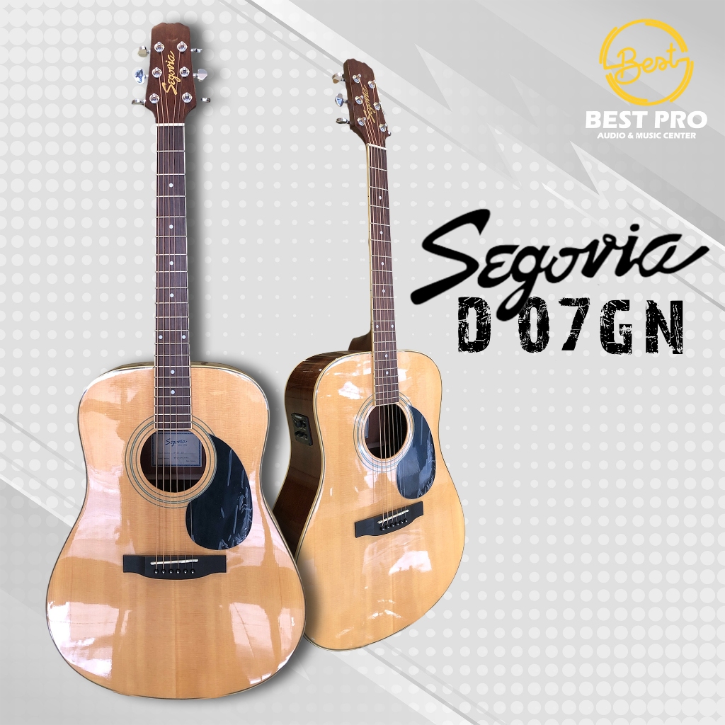 GITAR AKUSTIK ELEKTRIK SEGOVIA D-07 GN ORIGINAL