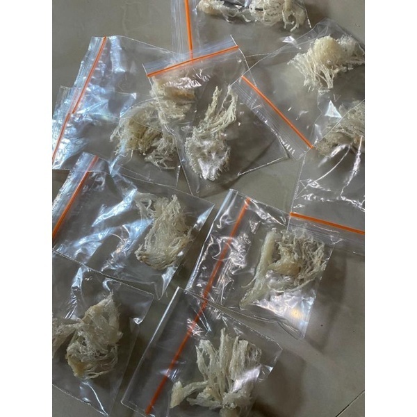 

Sarang Walet Bersih Kakian/Terian/Patahan Kecil (harga per gram)