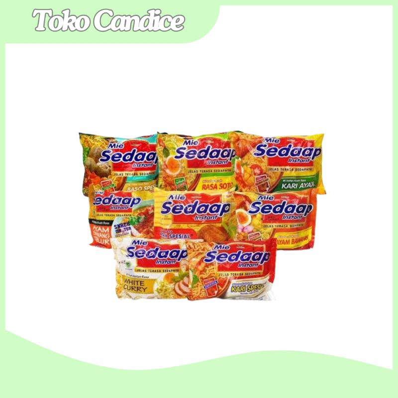 

Mie Sedaap 80 Gr All Varian (1 Pcs)