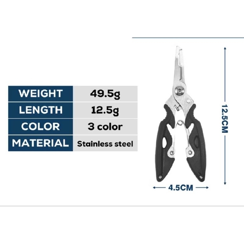 Tang Splitring /Tang Pancing / Tang gunting pancing /accesoris pancing