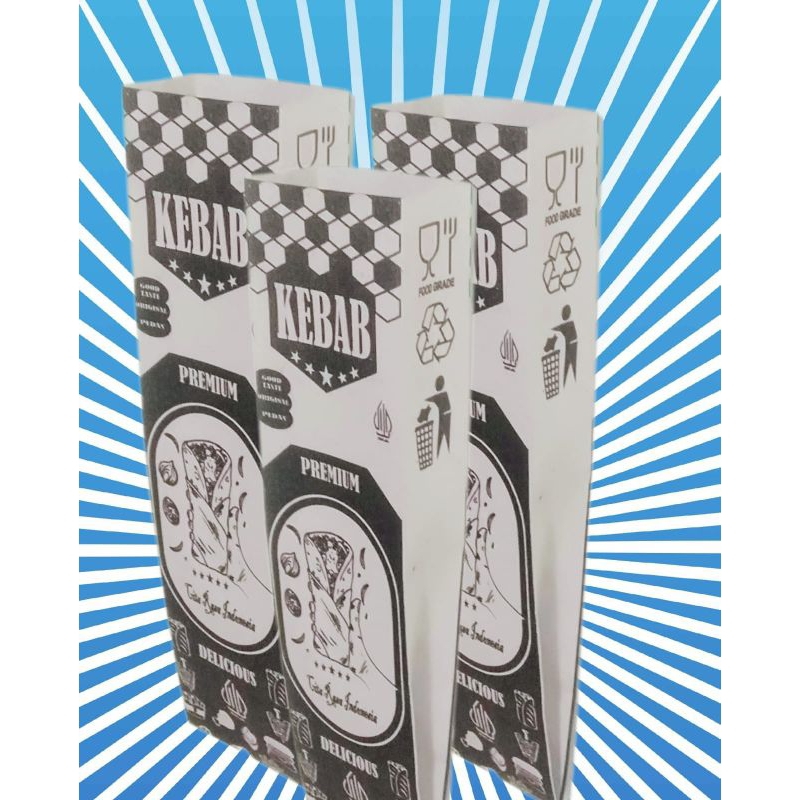 kantong kebab bungkus kebab kemasan kebab burger anti minyak