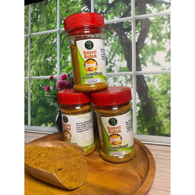

Kunyit Kunir Bubuk Murni 100% Tanpa Campuran/Ground Tumeric ,Bumbu Dapur Rempah