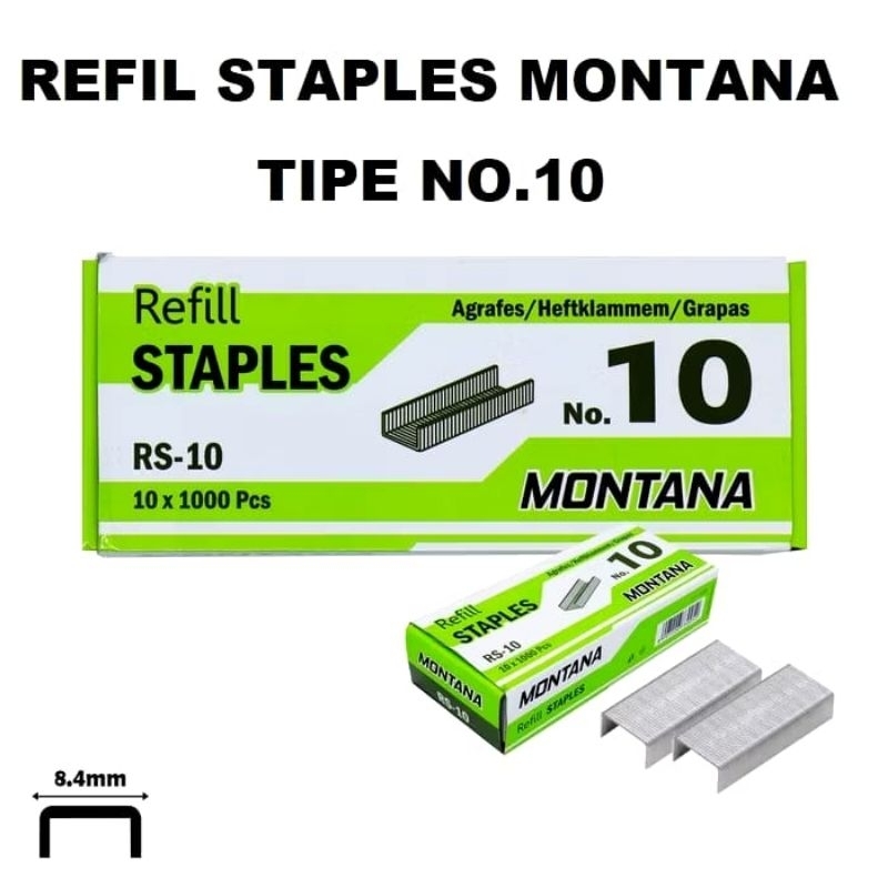 

ISI STAPLES MONTANA NO.10/ ISI STAPLES