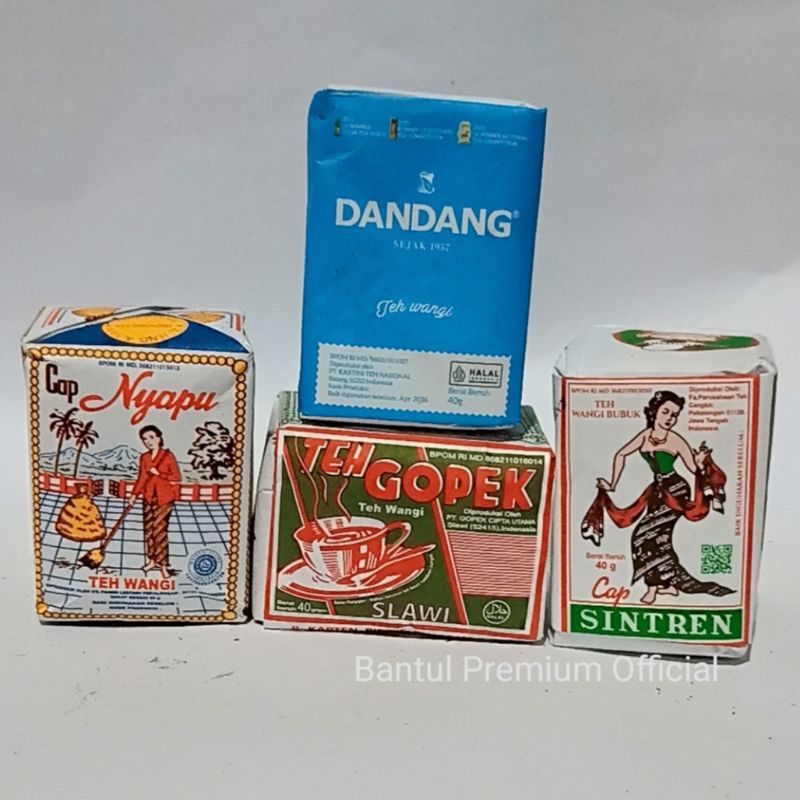 

Paket 4 Teh Racikan Khas Solo - Teh Sintren Nyapu Gopek & Dandang 40 gram