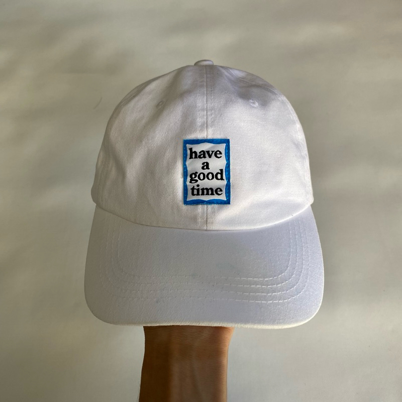 HAVE A GOOD TIME 6 PANEL HAT-WHITE