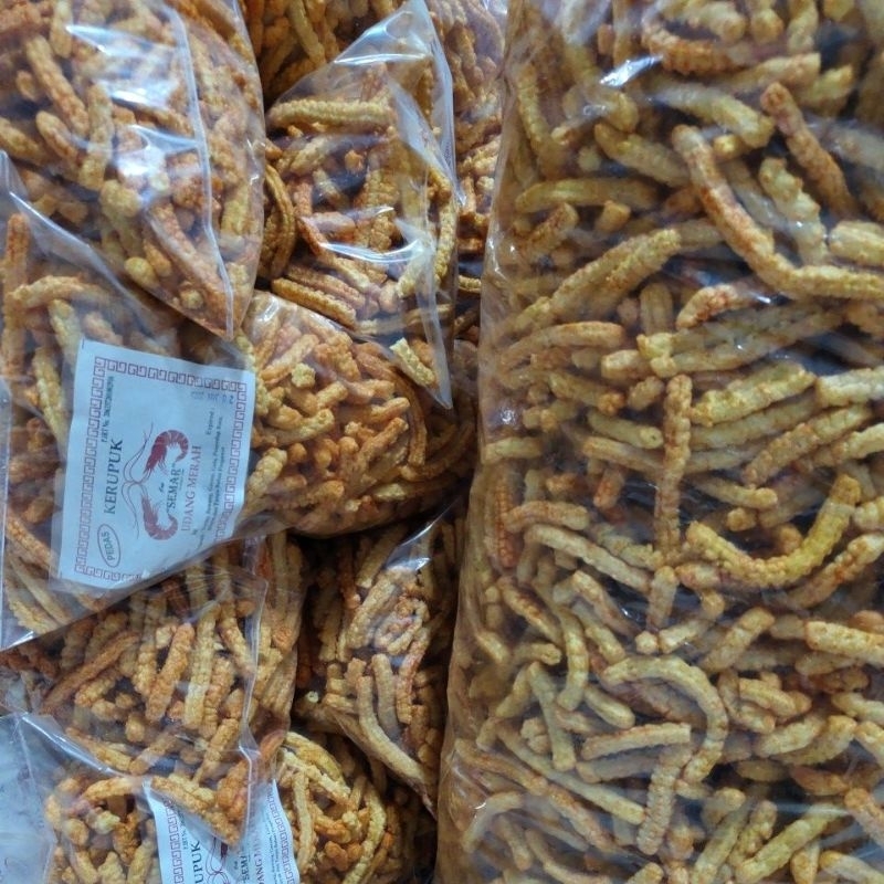 

1 KG manggar / ekor naga / snack pedas / cemilan pedas / makanan ringan