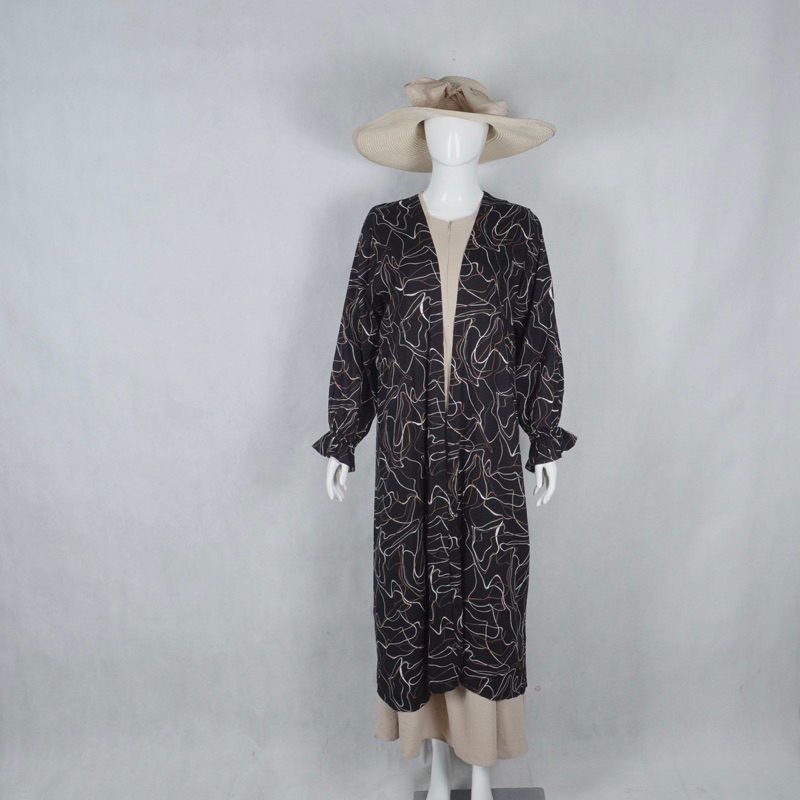 BnL Buy and Love it _ New Adeeva Outer / Cardigan Rayon / Cardigan Panjang / Long Outer / Outer Panj