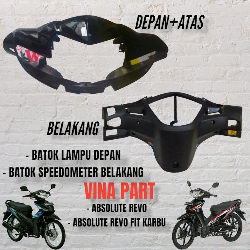 batok belakang batok speedometer batok depan batok atas revo absolute revo fit karbu kww non origina