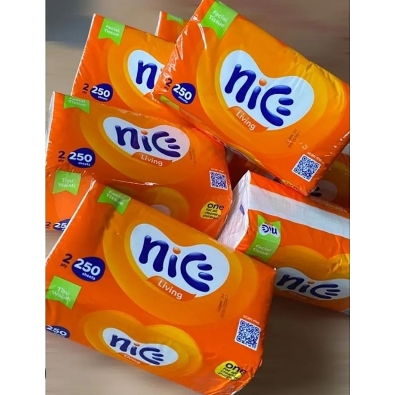 tissue nice 250sheet 2 ply