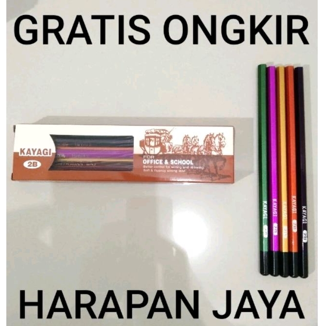 

Pensil 2B KY-OF122B KAYAGI Per Lusin ( ISI 12 PCS )